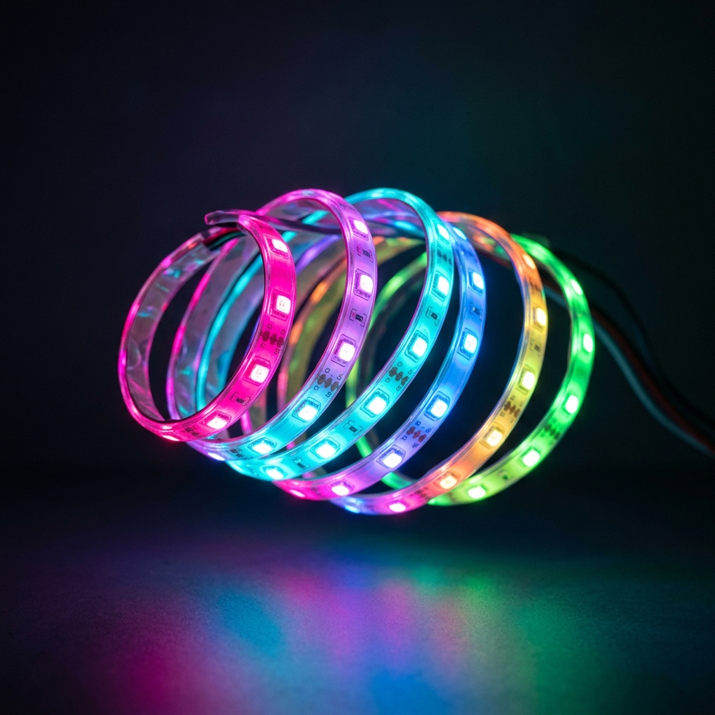 WS2812B 5V Addressable RGB LED Strip 60 LEDs/m - SRL Pixel LED